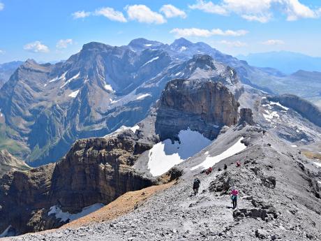 Túra skalnatou krajinou v národním parku Ordesa y Monte Perdido
